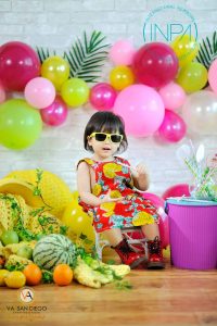 Colorful Tutti Frutti Theme for Little Marie! What a sweet and adorable Photosho...