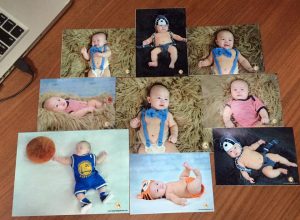Our baby studio photoshoot comes with wonderfully printed photos! Send us a pm f...