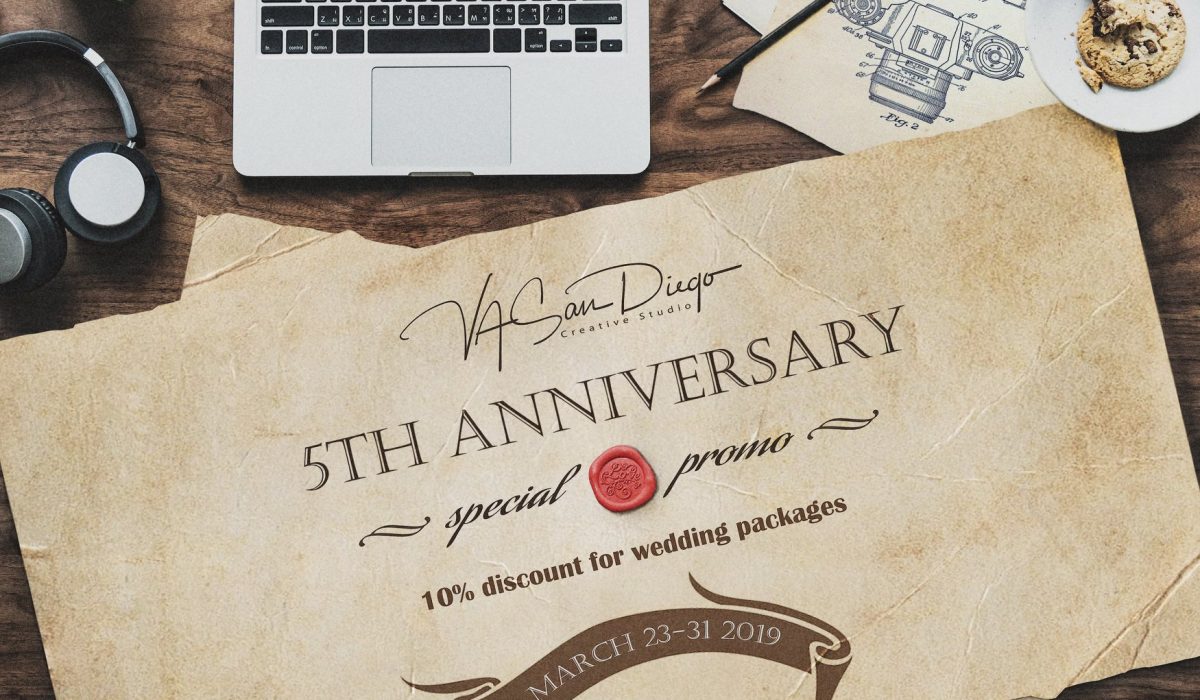 We are slashing 10% on our wedding packages because its  VA San Diego Creative S...
