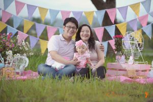 Chong Family and Baby Annika Robyn Outdoor Photoshoot :) #VAsandiegoStudio #fami...