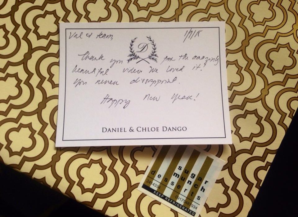 Thanks Daniel and Chloe Tan :) #happyclient #yummy #sweettooth #VAsandiegoStudio